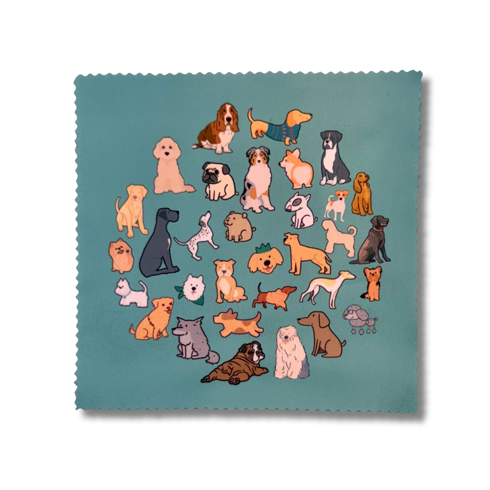 Dog Lens Cloths With Personality | Clean Screens, Look Sharp
