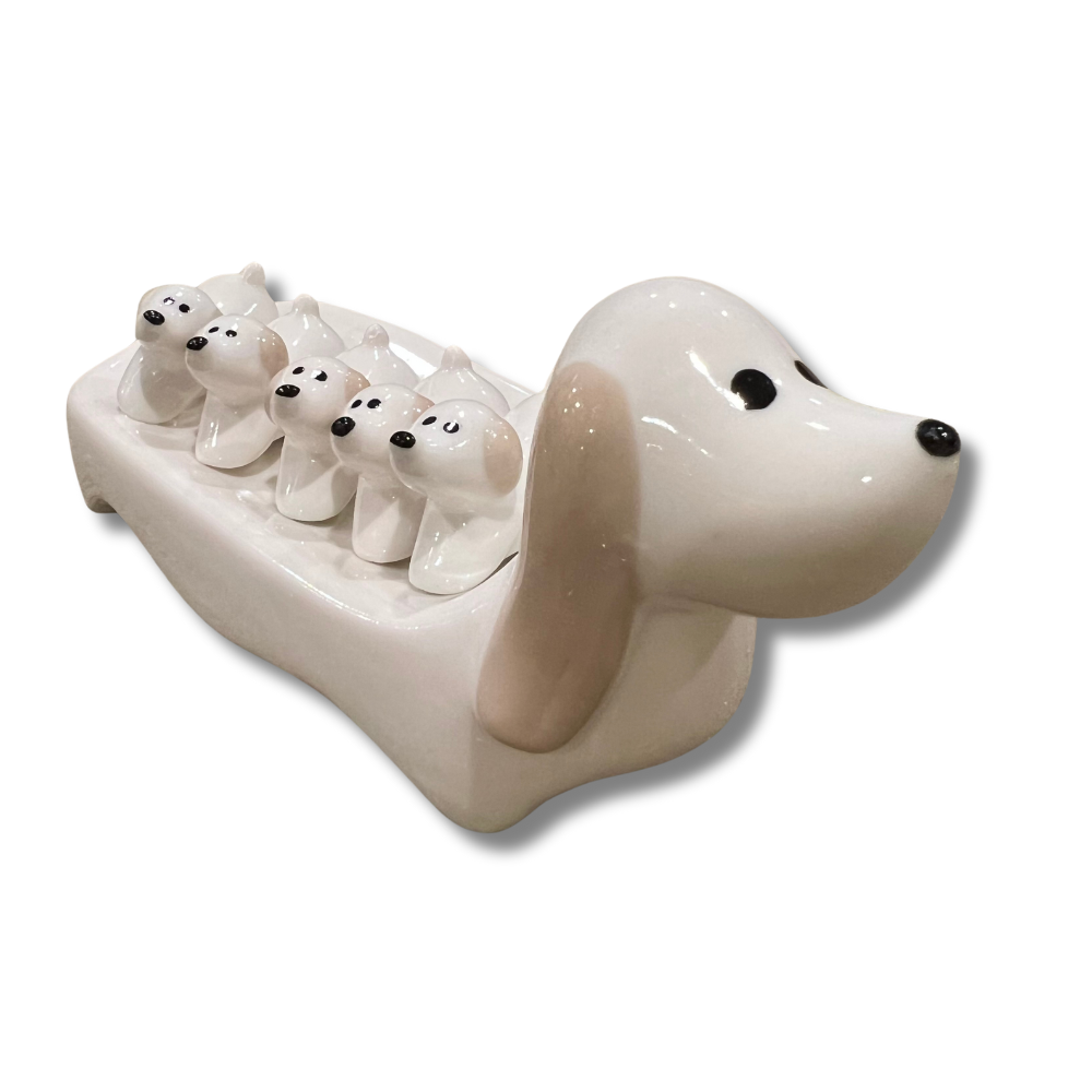 Dog & Puppies - Utensil / Chopstick Rest