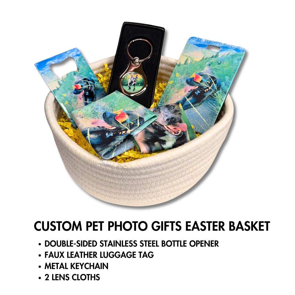 Custom Pet Photo Gifts Easter Basket
