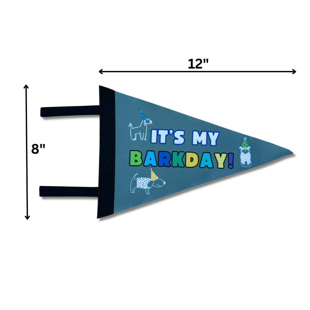 Felt Flag Pennant Dog Birthday