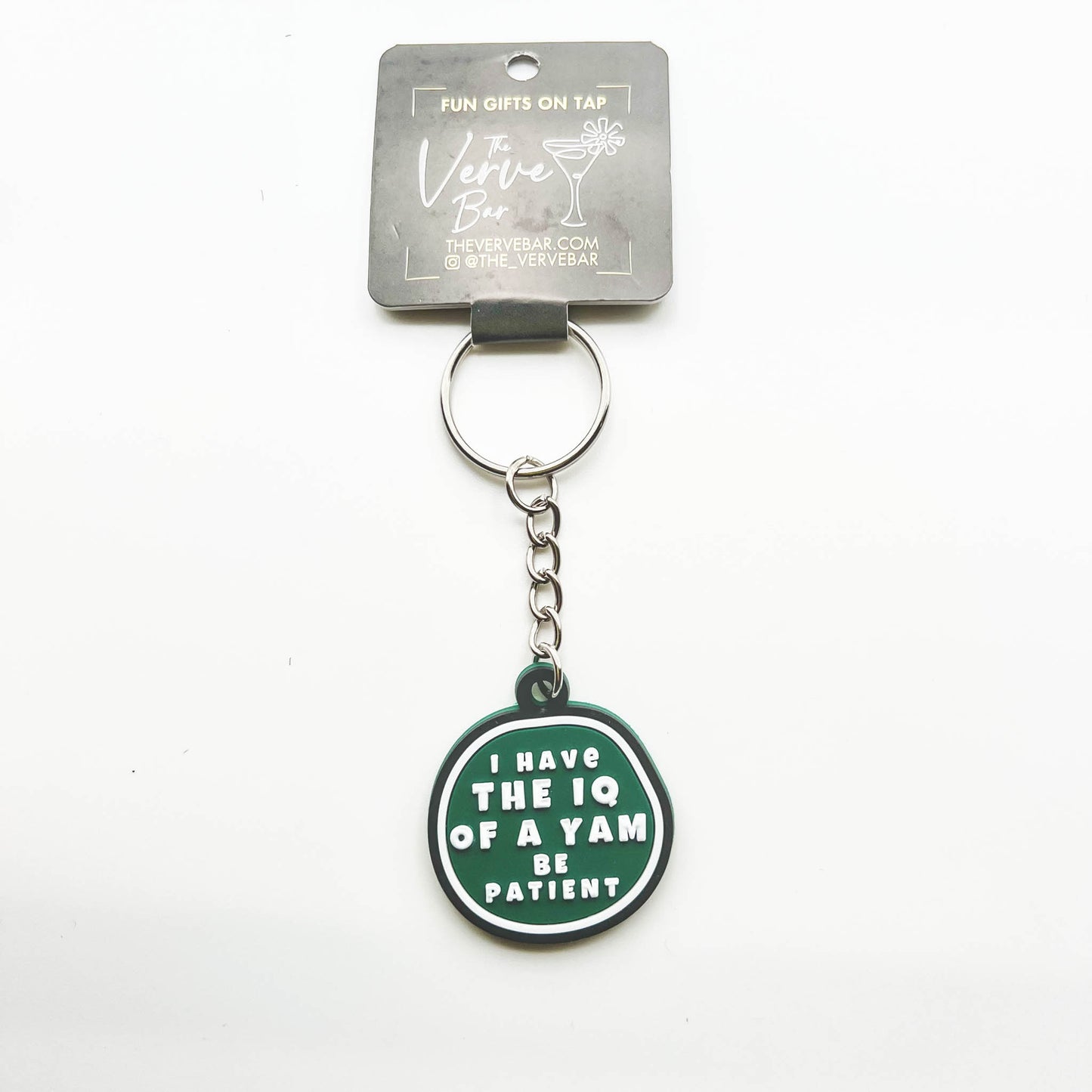 Hilarious Dog Collar Charm - IQ of a Yam