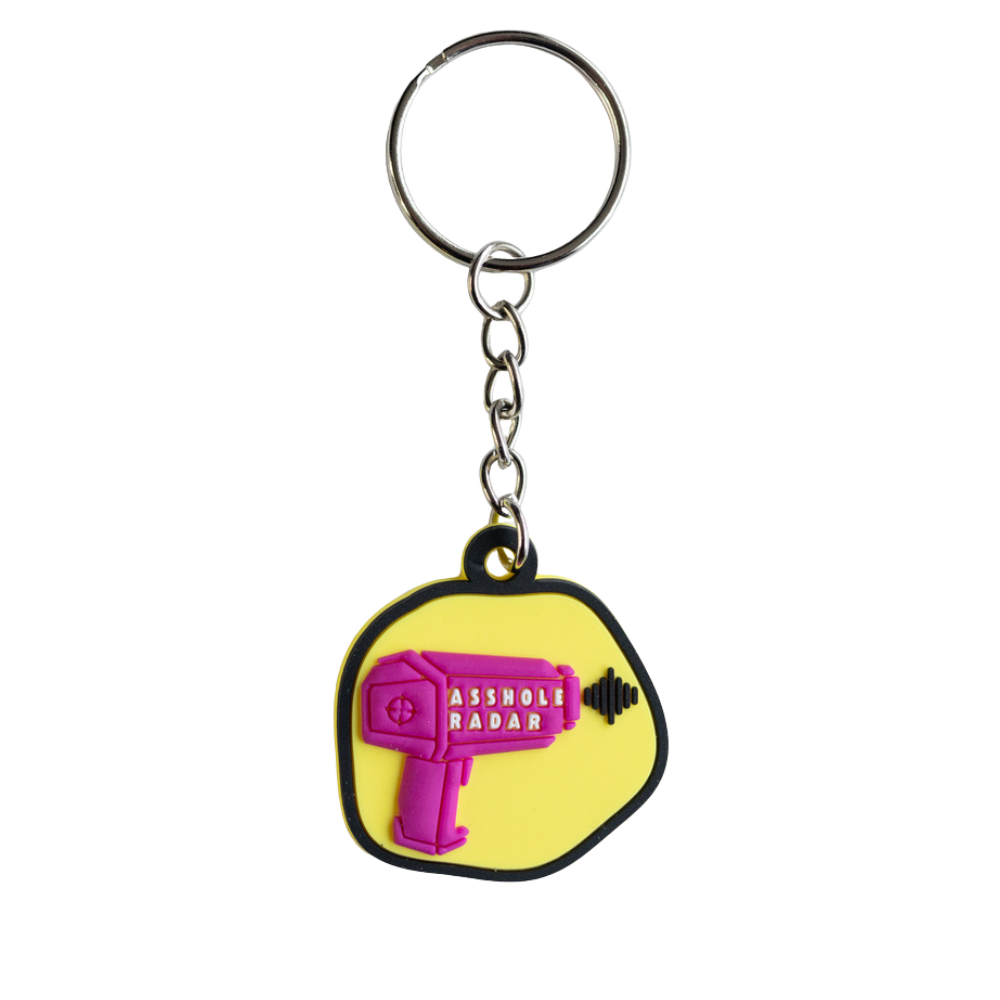 A**hole Radar | Funny Lightweight Keychain