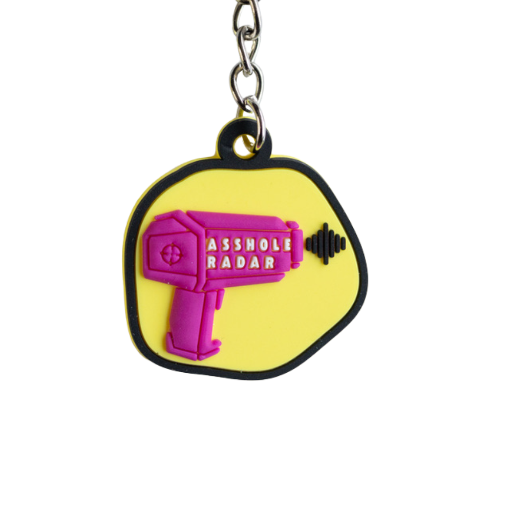 A**hole Radar | Funny Lightweight Keychain