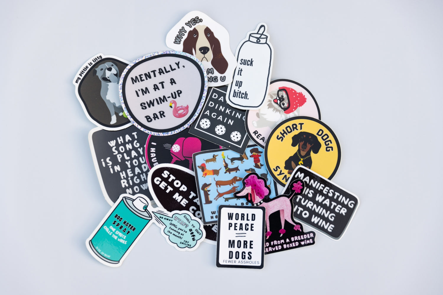 Fun Vinyl Stickers: "These stickers are freaking hilarious!"