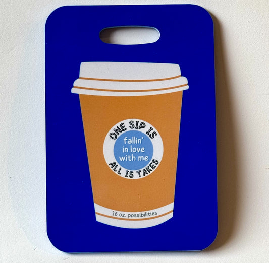 Funny Bag Tag for Coffee Lover - Pop Culture Gift