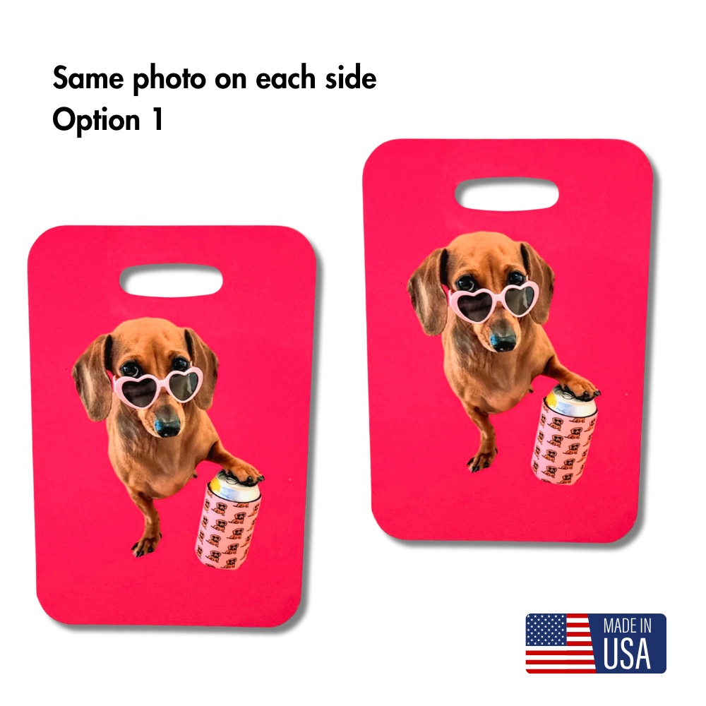 Custom Double-Sided Bag Tag |  Pet Photo Gift