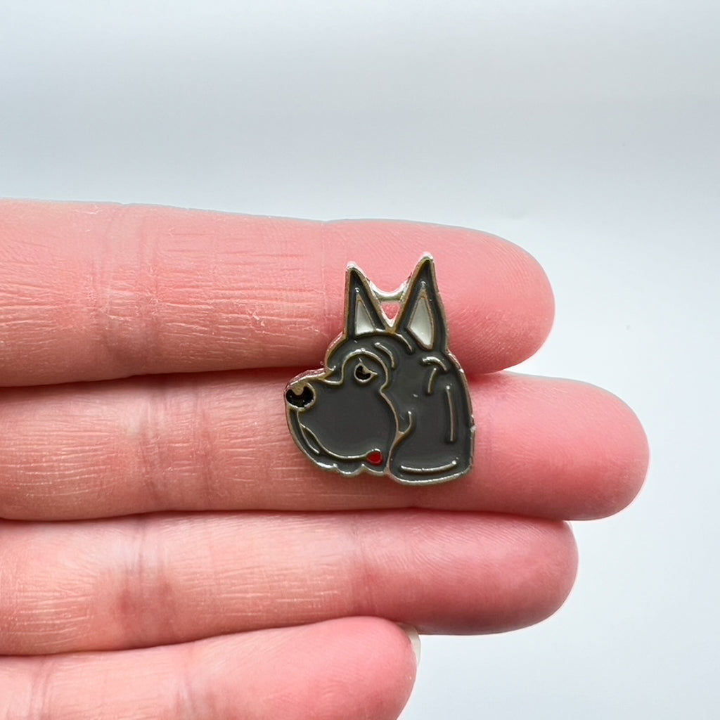Great Dane dog head pin, the perfect dog parent gift