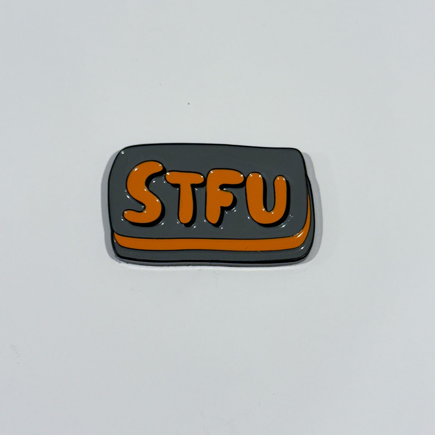 STFU - Sarcastic Sweary Humor Keychain/Pin