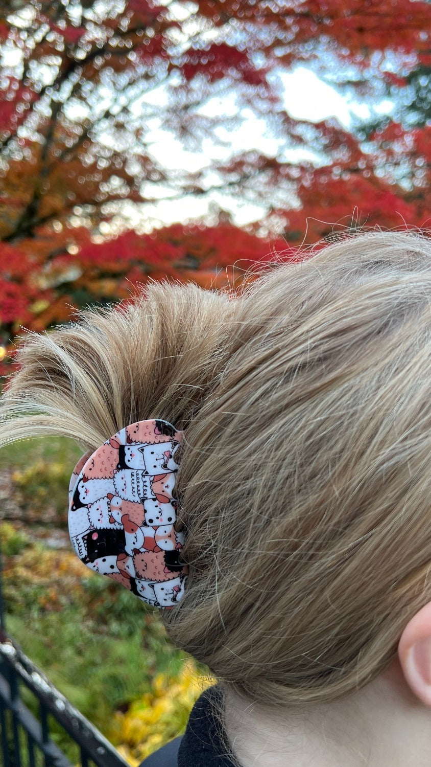 Animal Collage - Hair Claw Clips