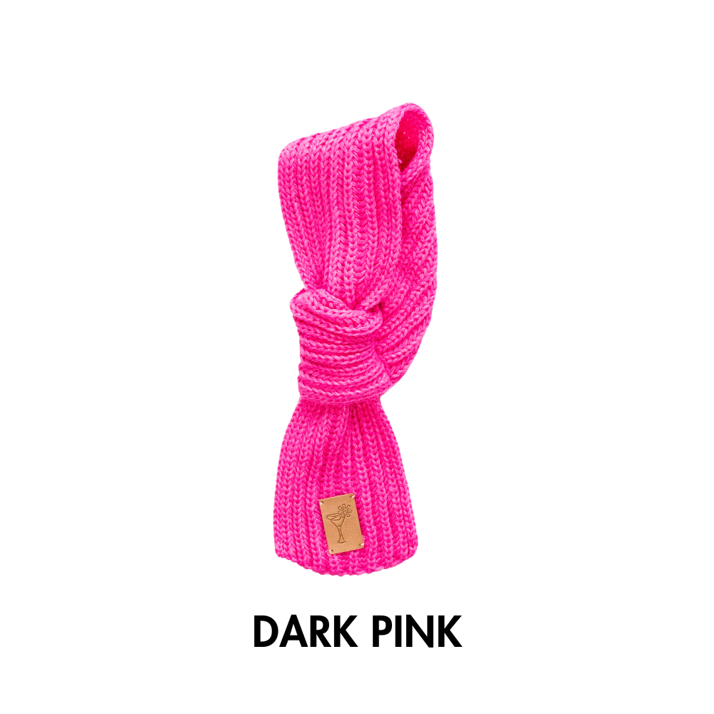 dark pink scarf for small dogs