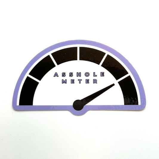 A**hole Meter - Sticker