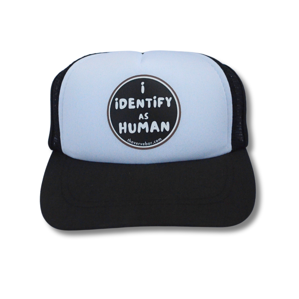 The Best Dog Hat Ever | I Identify as Human (black)