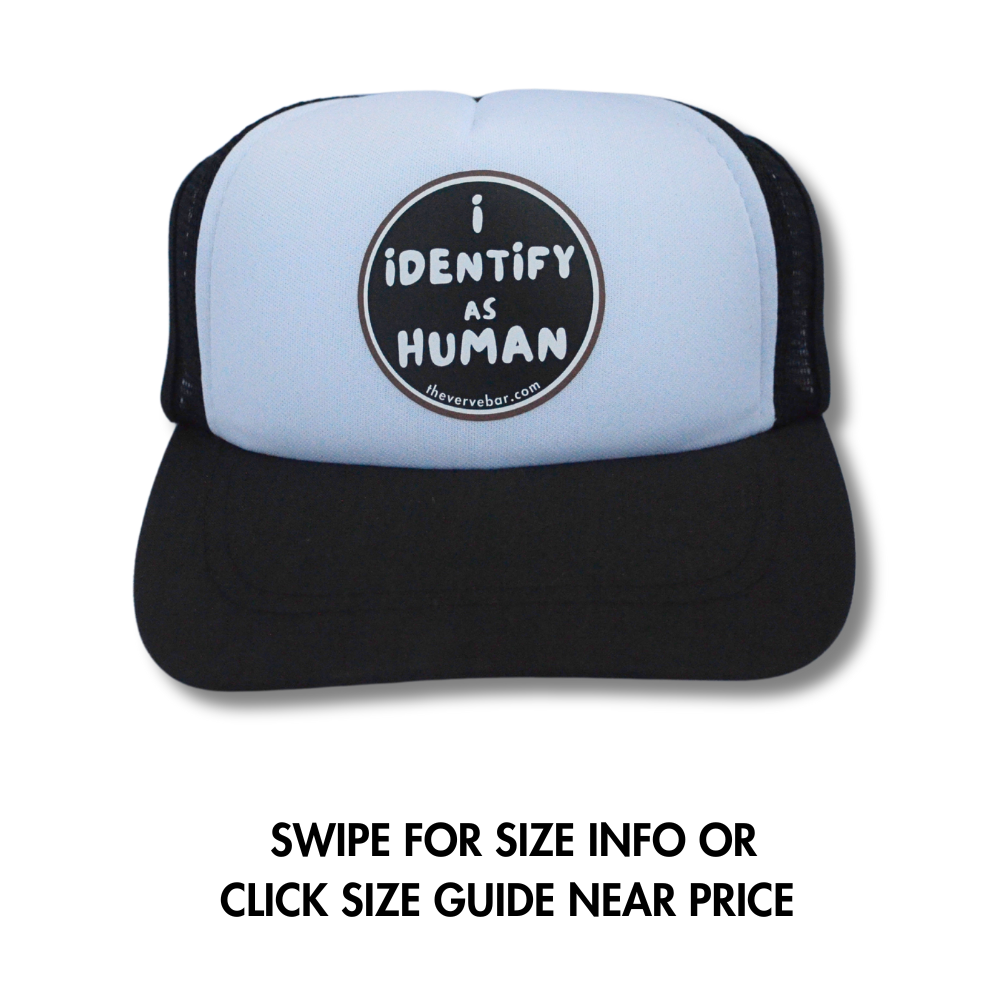 The Best Dog Hat Ever | I Identify as Human (black)