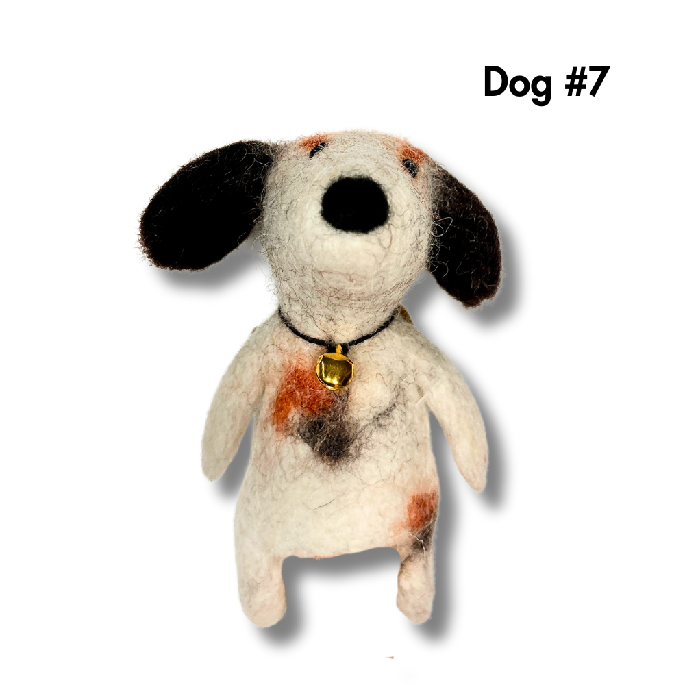 Handmade Felt Dog & Cat Puppets | Eco-Friendly & Fair Trade