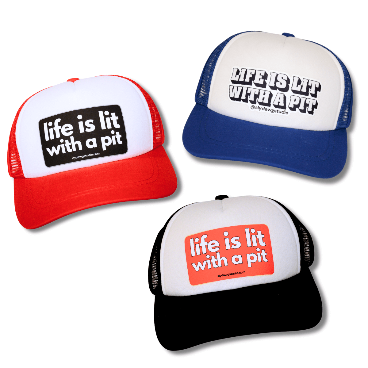 Trucker Hats for Pitbulls / Pit Bull Dogs