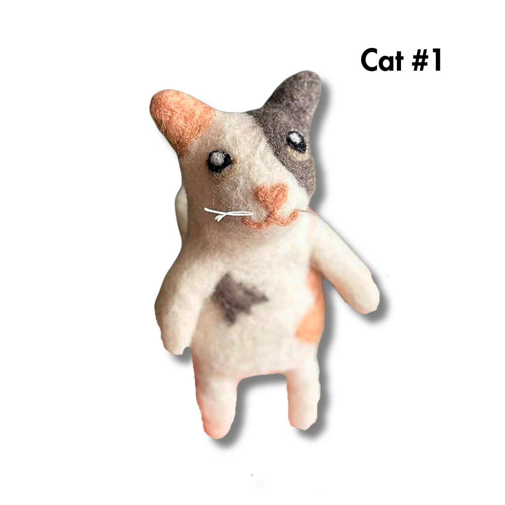 Handmade Felt Dog & Cat Puppets | Eco-Friendly & Fair Trade