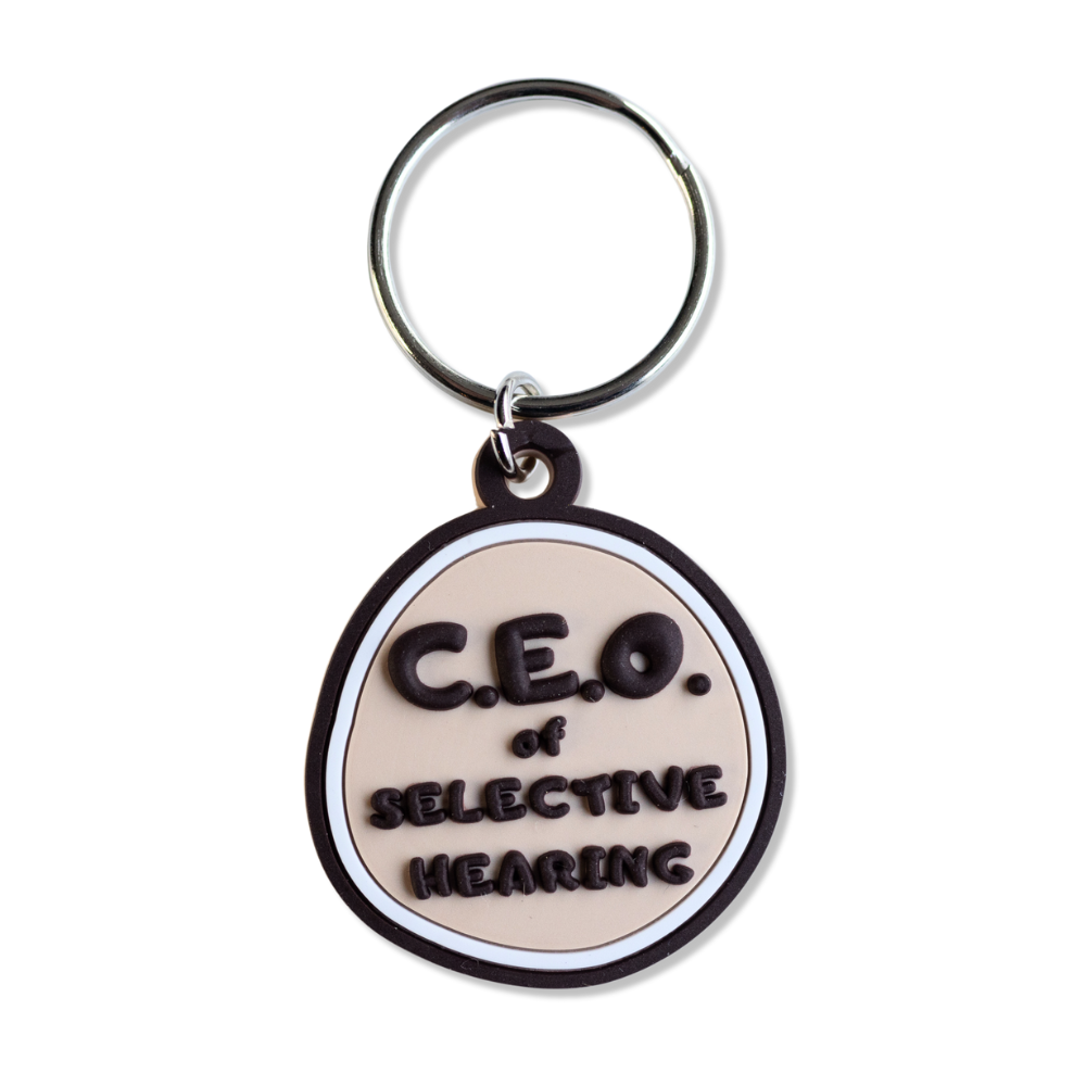 Hilarious Pet Collar Charm | CEO of Selective Hearing