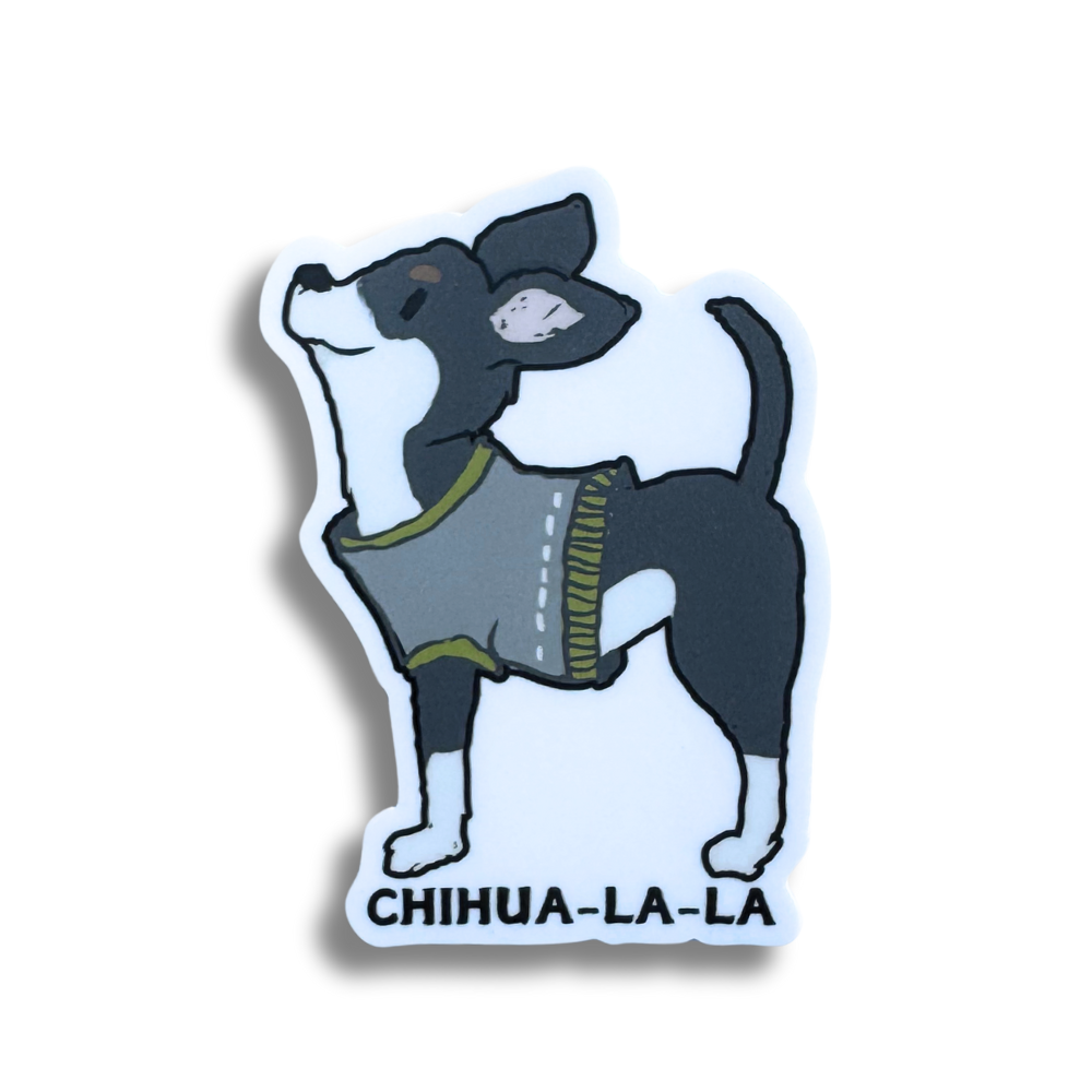 Cute Chihuahua Sticker | Waterproof decal