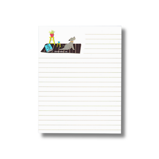 Dog Notepad | Chill the Fluff Out Yoga