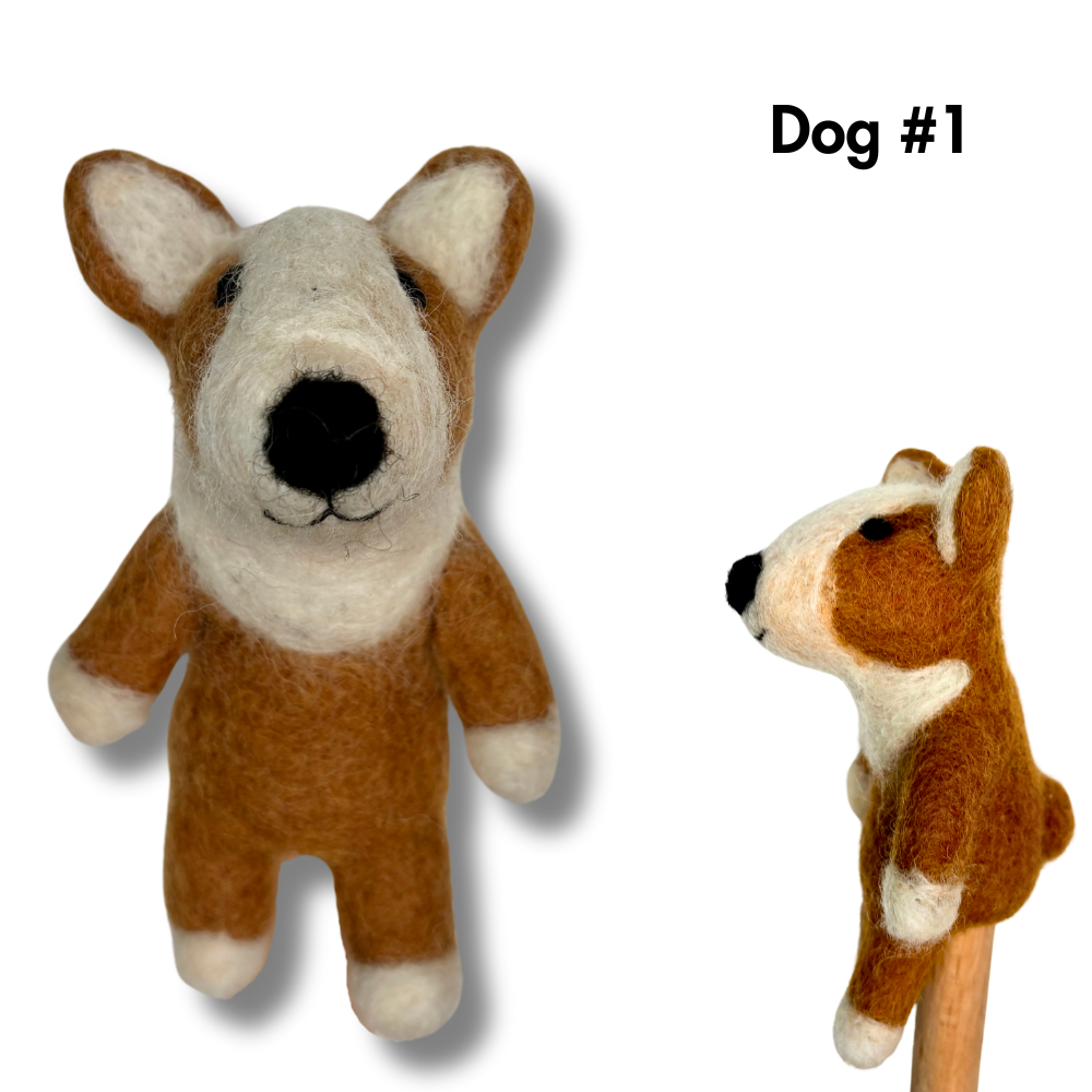 Handmade Felt Dog & Cat Puppets | Eco-Friendly & Fair Trade