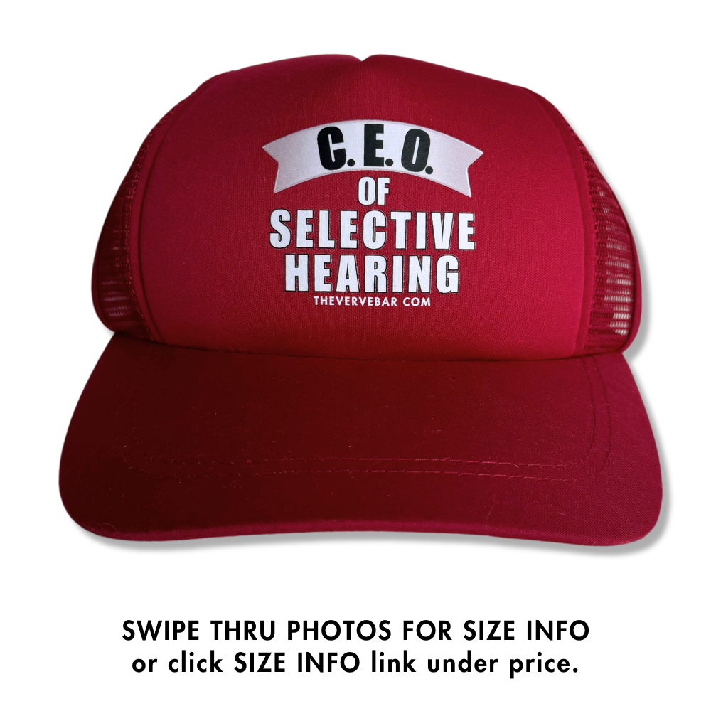 Baseball Cap for Dogs | C.E.O. of Selective Hearing