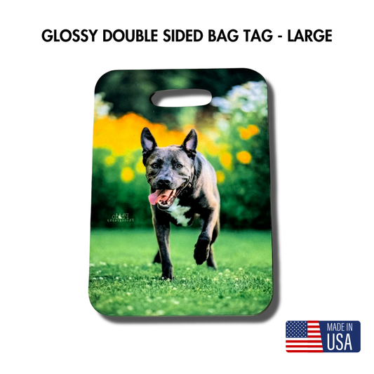 Custom Double-Sided Bag Tag |  Pet Photo Gift