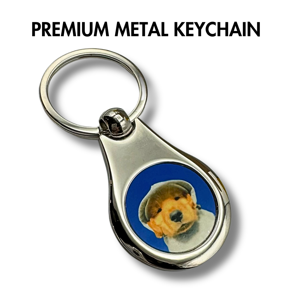 Metal Photo Keychain | Custom Photo Keychain Pet or Family