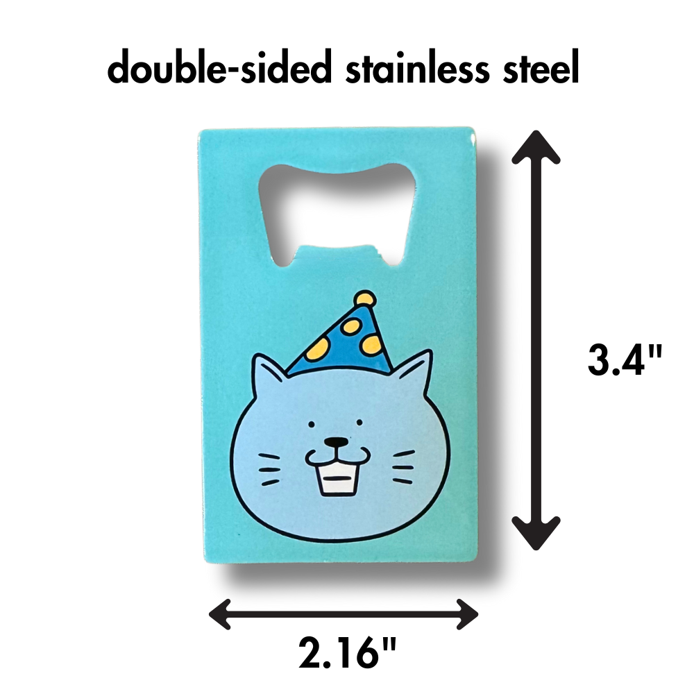 Cute Cat Credit Card Bottle Opener