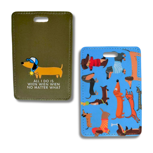 Dachshund Luggage Tag | Wiener Dog Travel Gift