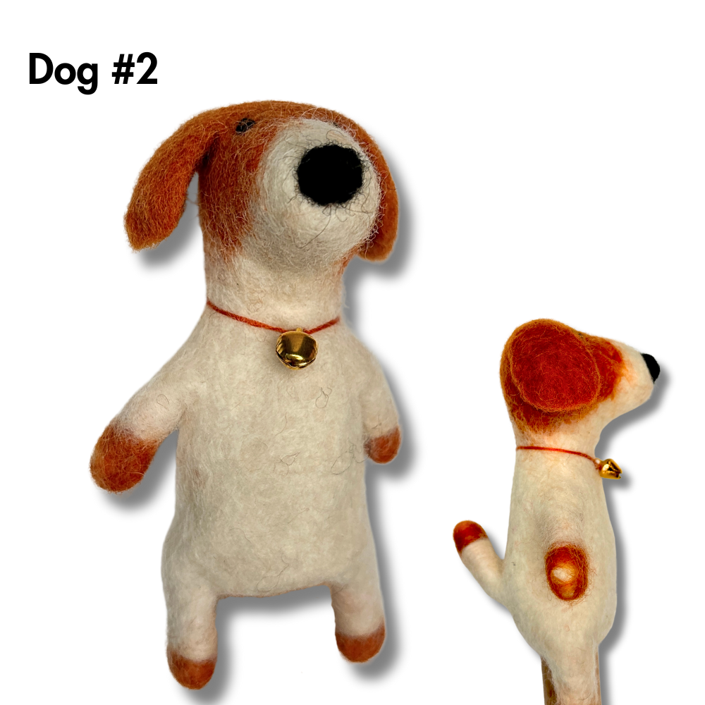 Handmade Felt Dog & Cat Puppets | Eco-Friendly & Fair Trade