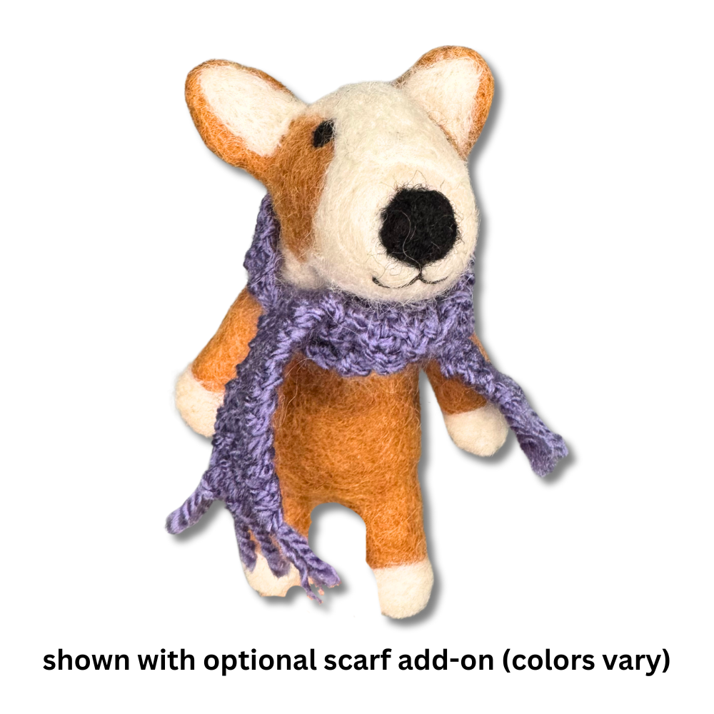 Handmade Felt Dog & Cat Puppets | Eco-Friendly & Fair Trade