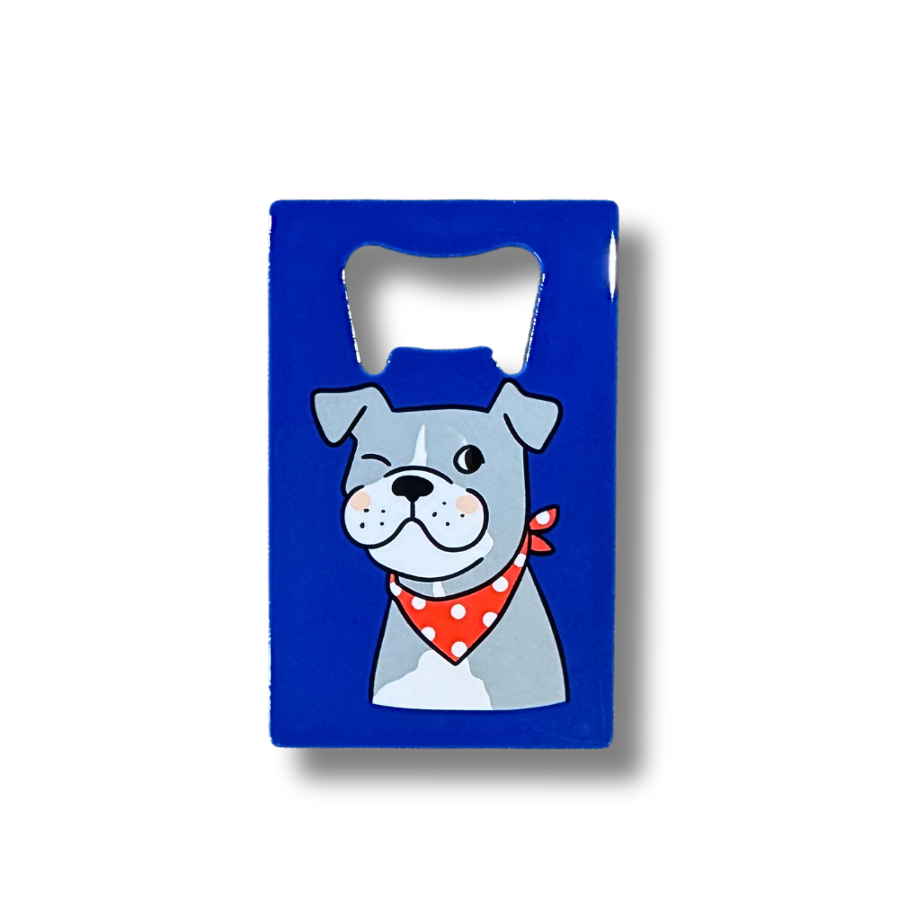 Cute Pit Bull Dog Wallet Bottle Opener