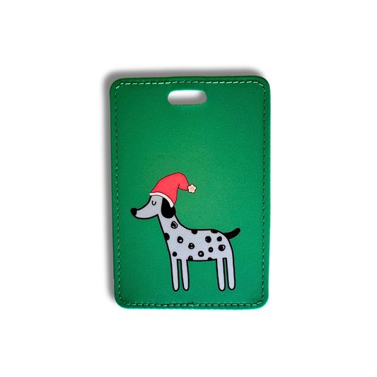 The Cutest Dalmatian Dog Travel Accessory | Luggage Tag