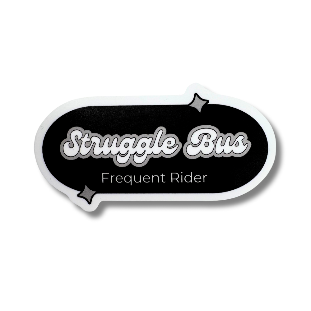 Struggle Bus Decals for Laptop and More | Sticker Set of 3