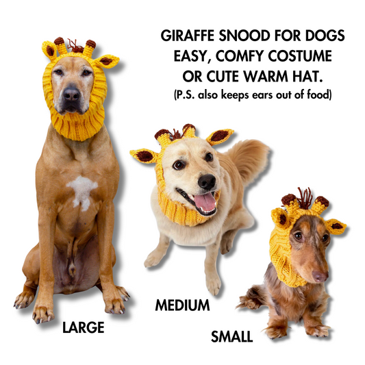 Dog Halloween Costume | Giraffe Zoo Snood