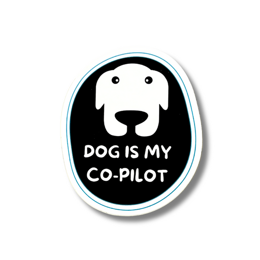 DOG IS MY CO-PILOT | Car Window Decal