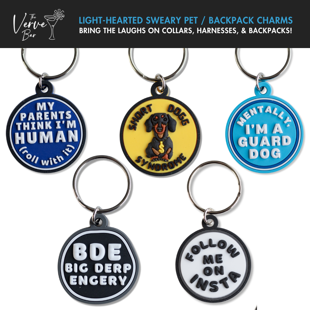 A**hole Radar - Fun Lightweight Dog Collar Charm or Keychain