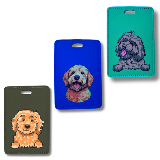 Cavapoo Labradoodle Goldendoodle Luggage Tag