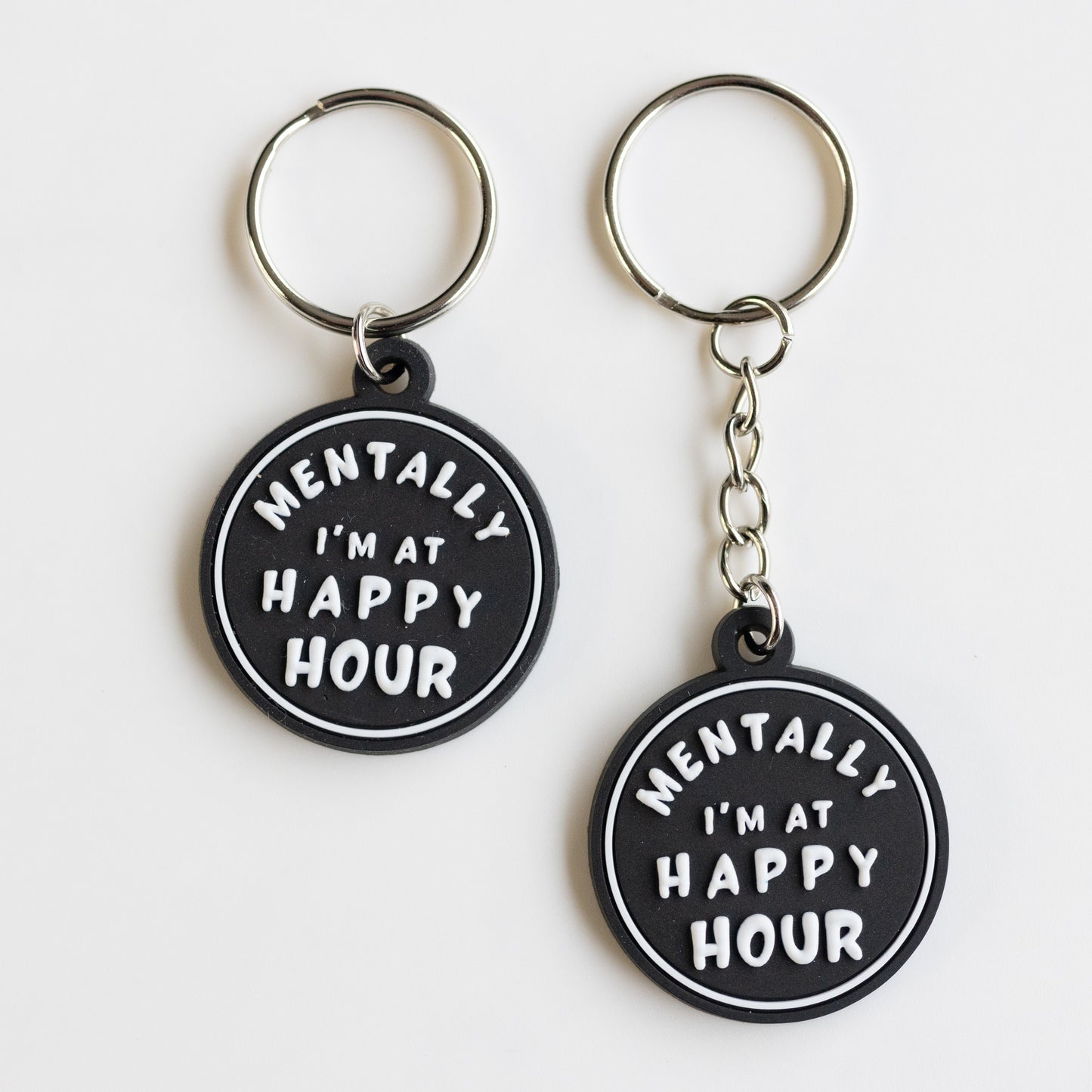 Funny Dog Collar Charm - Mentally I'm at Happy Hour