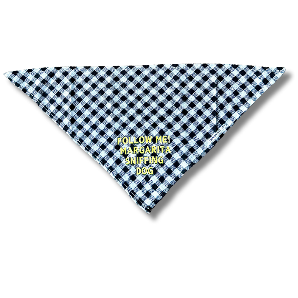 Funny Dog Bandana | Follow Me - Margarita Sniffing Dog