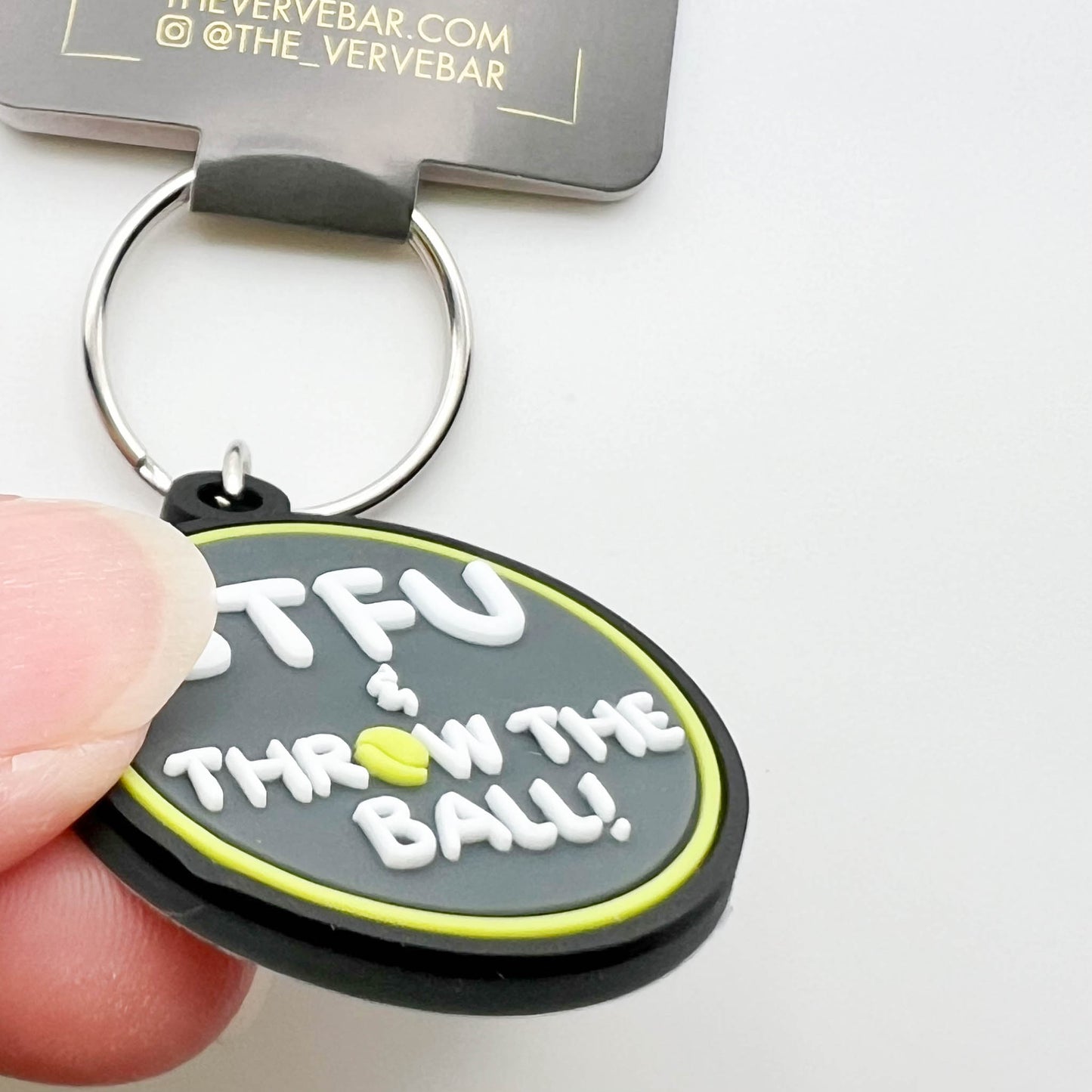Fetch Obsessed Pup Gift - ‘STFU & Throw the Ball’ Charm