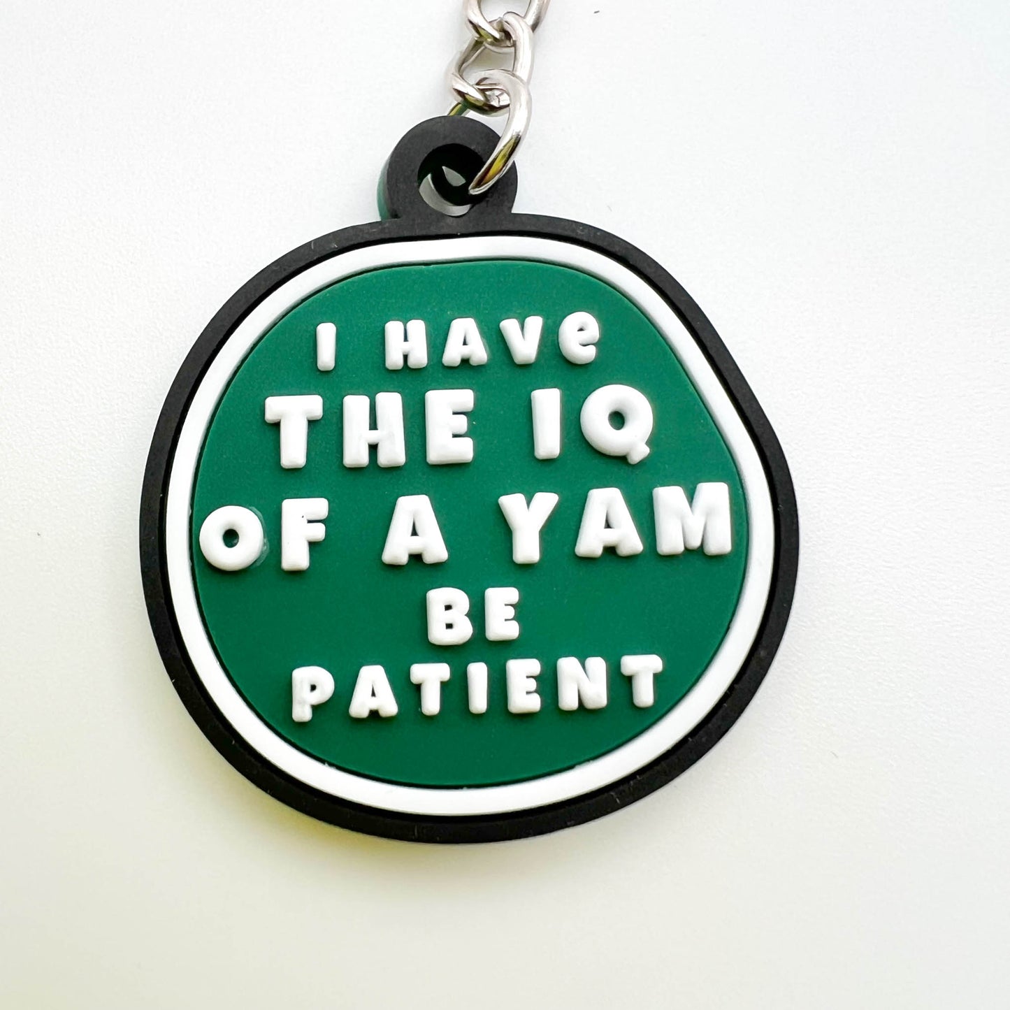 Hilarious Dog Collar Charm - IQ of a Yam