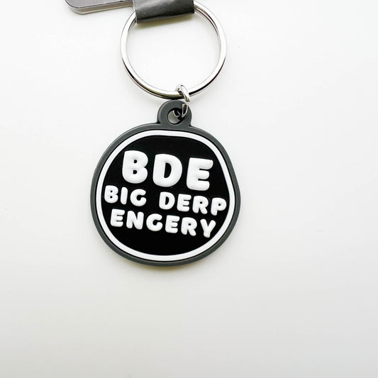 BDE Big Derp Energy 3-D Rubber Funny Dog Tag