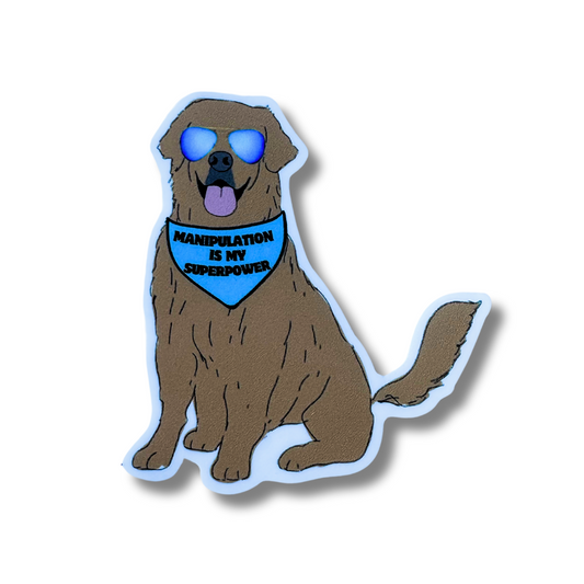 Golden Retriever Decal | Funny Dog Sticker