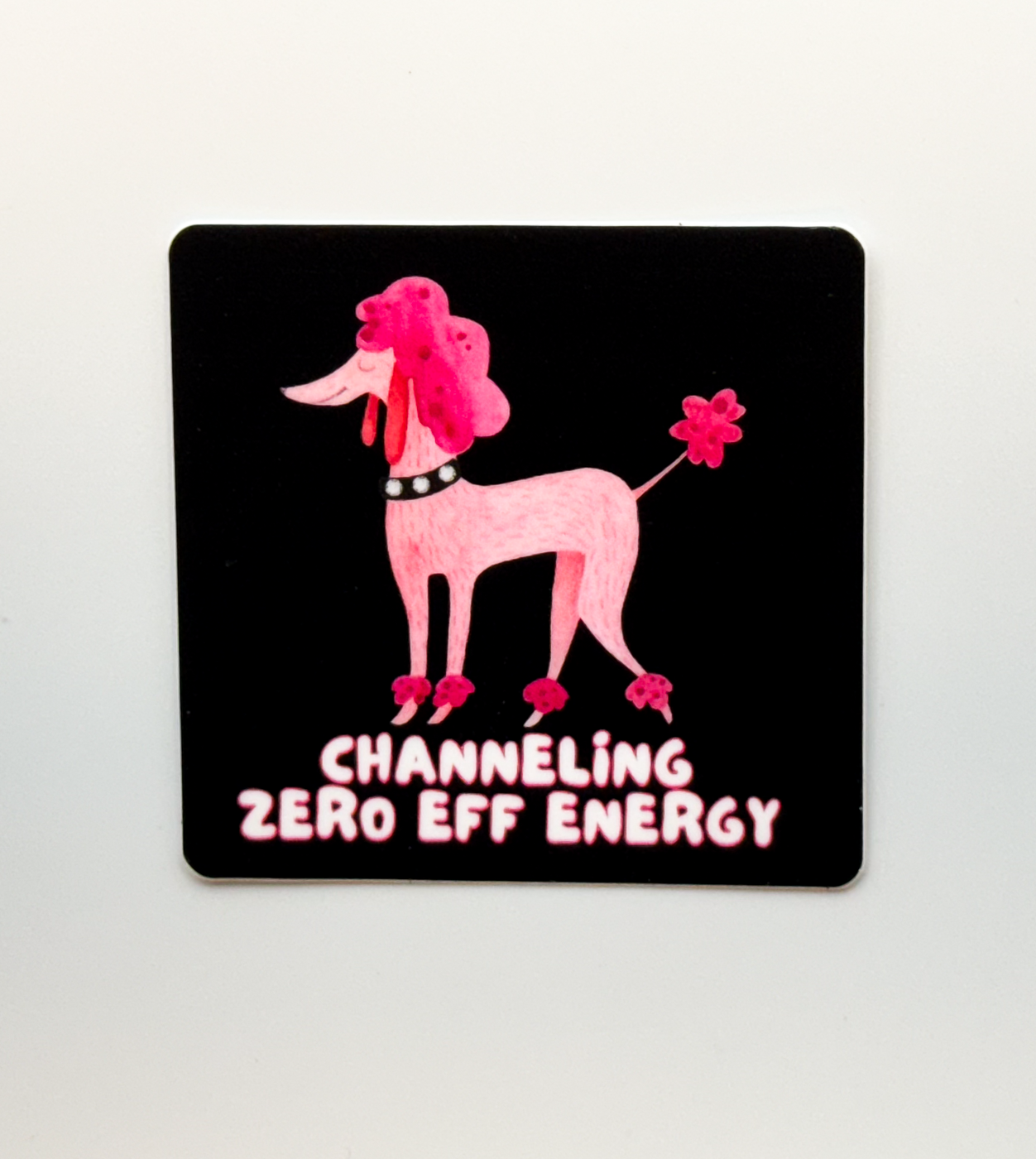 Coco The Pink Poodle - Hilarious Sassy Laptop Stickers