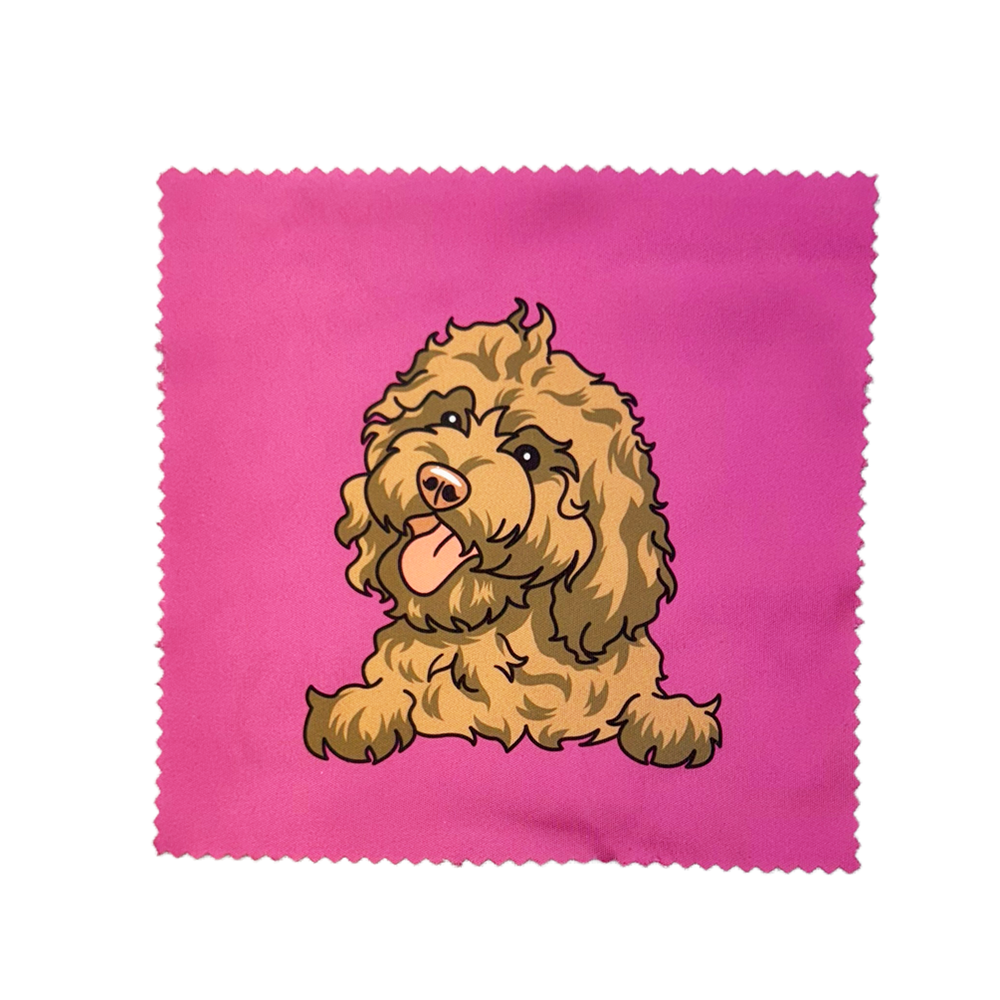 Cute Valentine Dog Lover Gift | Fun Lens Cloths