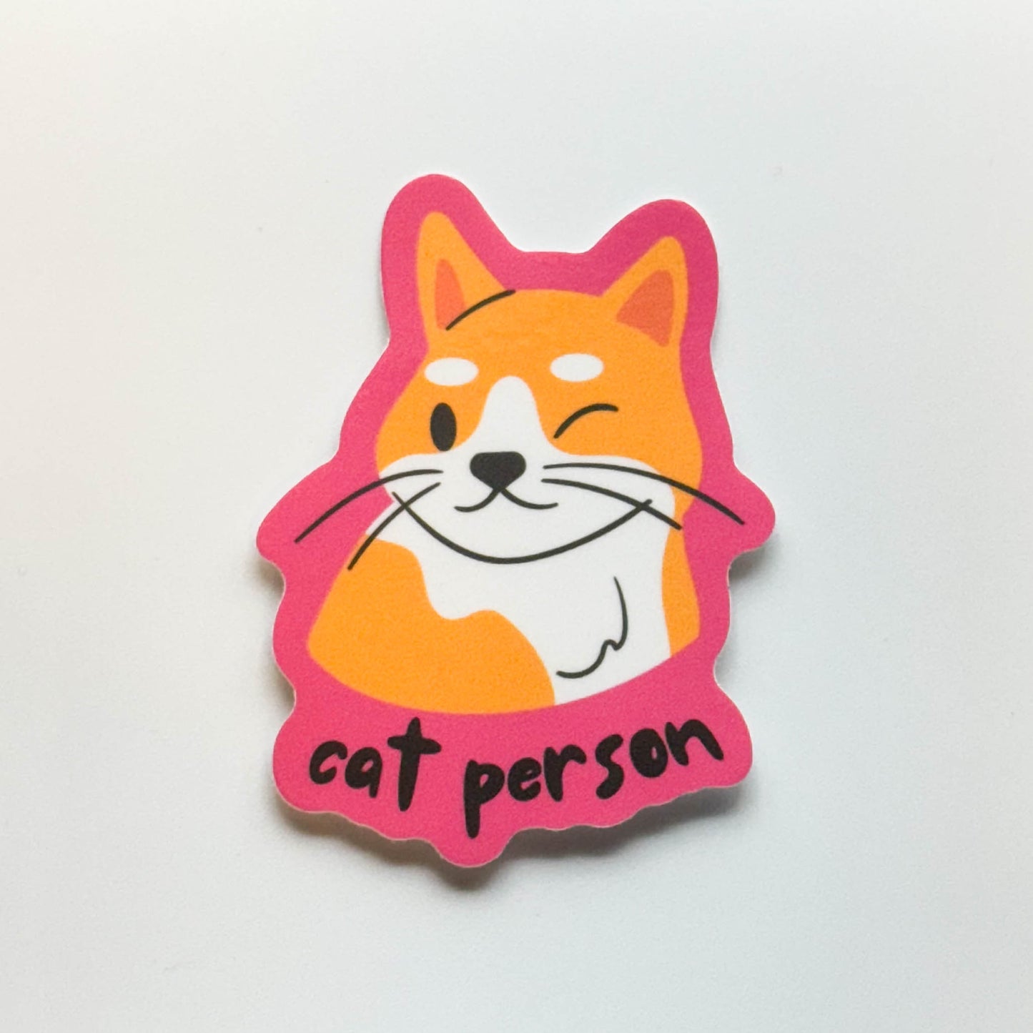 Cute Cat Lover Sticker