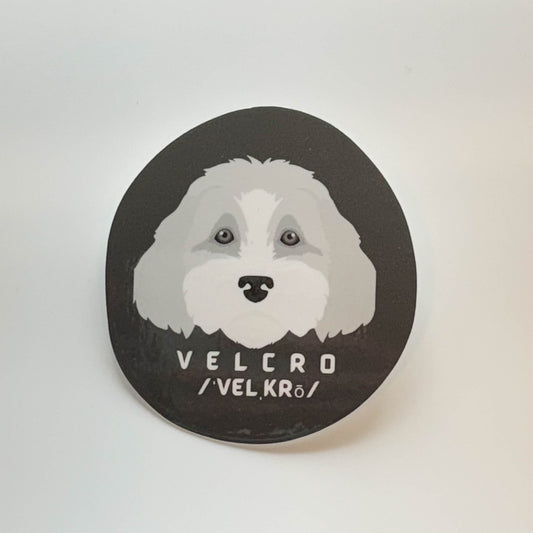 Cute Velcro Dog Sticker