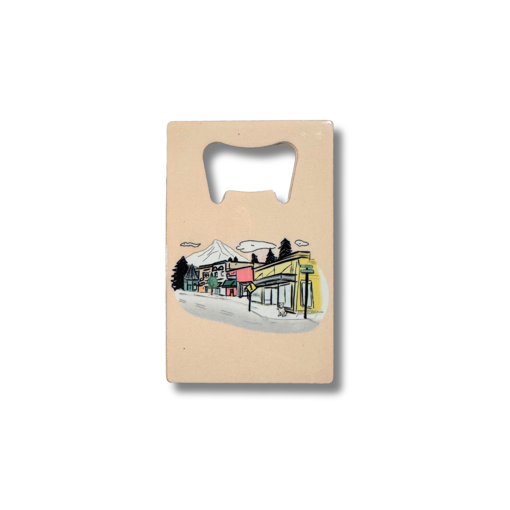 Multnomah Village Gift | Flat Wallet Bottle Opener