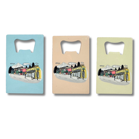 Multnomah Village Gift | Flat Wallet Bottle Opener